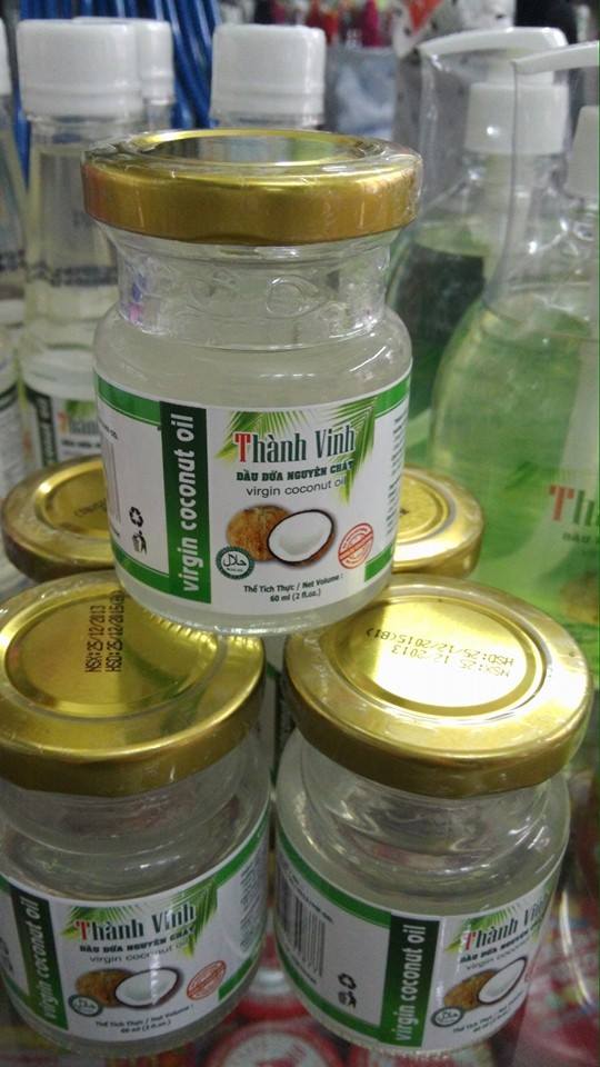 Dầu dừa nguyên chất Thành Vinh 60ml