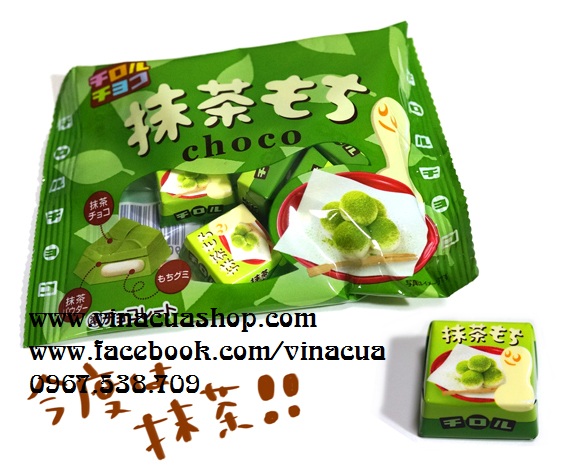 Kẹo dẻo Mochi vị trà xanh Choco