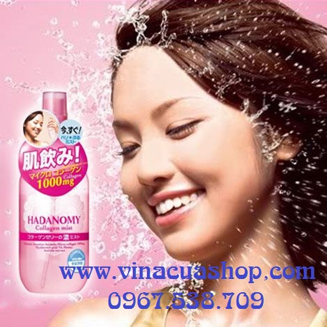 Xịt khoáng Hadanomy Collagen Mist