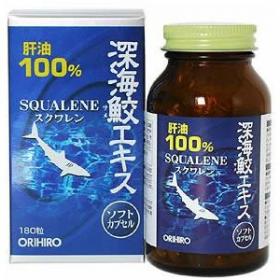  Dầu cá (từ gan cá mập) Orihiro Squalene 180 viên