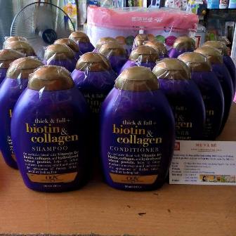 Bộ Dầu gội  và xả Thick & full Biotin Collagen 385ml