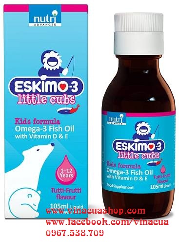 Dầu cá Eskimo-3 Anh 105ml