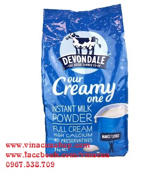 Sữa tươi dạng bột nguyên kem Devondale 1kg