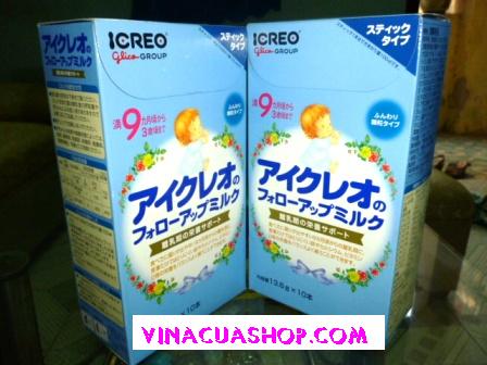 Sữa Nhật GiIico 9 (ICREO) dạng gói (thanh)