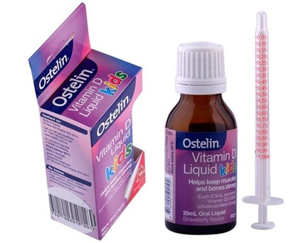 Ostelin Vitamin D Liquid 20ml dạng nước  cho bé